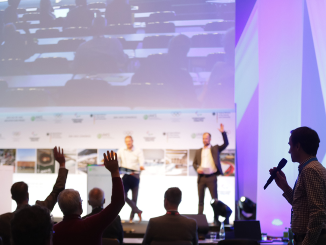 International panellists discuss latest trends in design and operation of sports and leisure facilities.