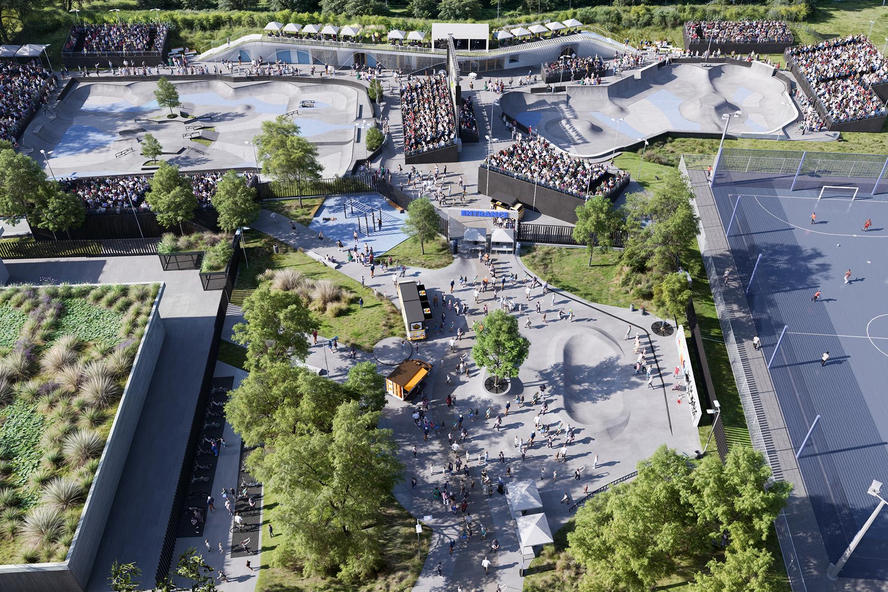 Skatepark Mohnheim am Rhein - competition mode