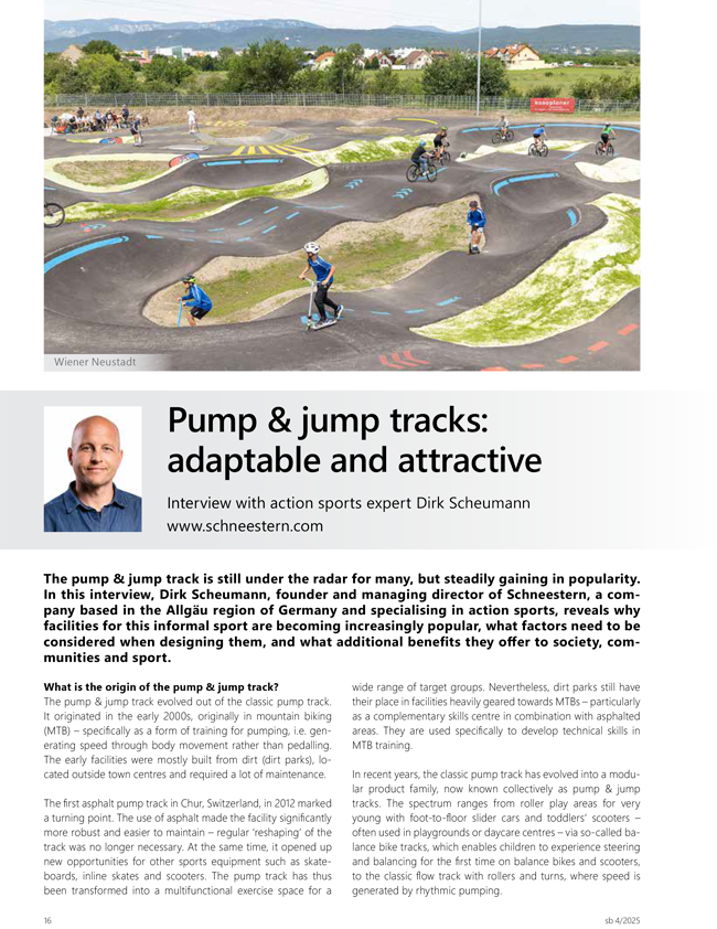 Discussion paper on pumptracks 