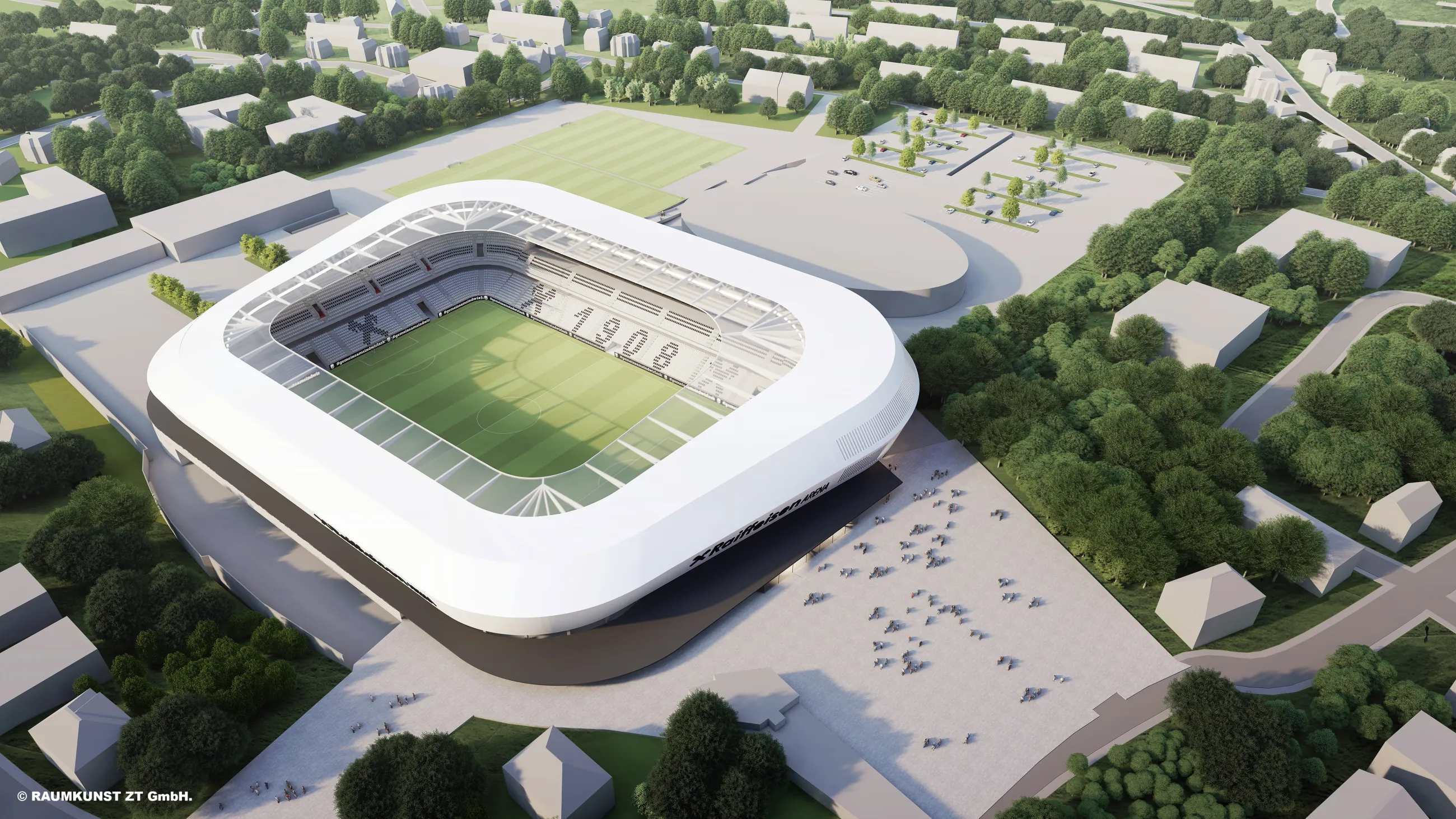 Fußball Stadion LASK, Architekt: Raumkunst, Wien