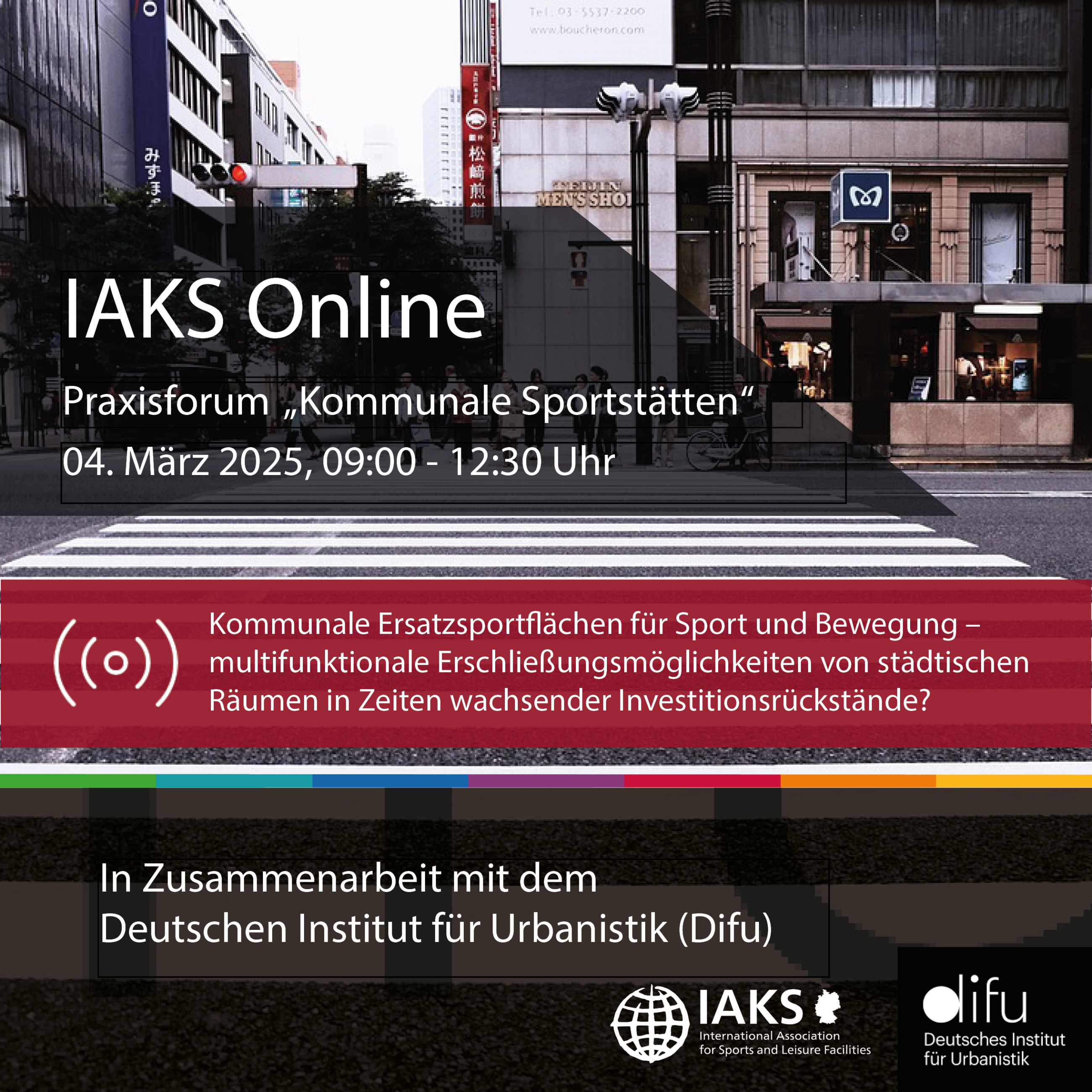 grafik zum IAKS online seminar mit dem difu 2025