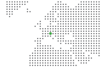Map indicating IAKS Austria