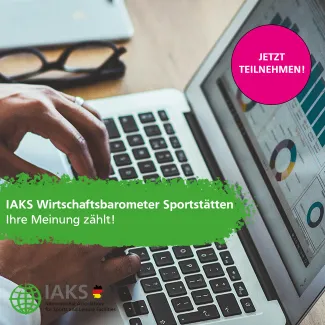 IAKS Wirtschaftsbarometer, jetzt anmelden, Sportstättenbau