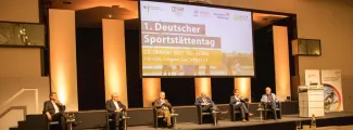 1. Deutscher Sportstättentag, Podium, Diskussion
