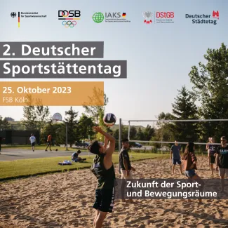 2. dt sportstättentag event flyer