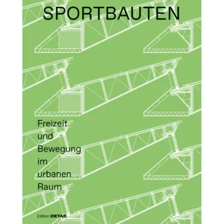 Cover Buch Sportbauten - Edition Detail quadratisch