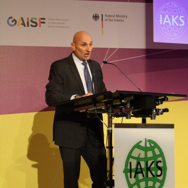 2017 IAKS congress - Ron Bidulka presenting