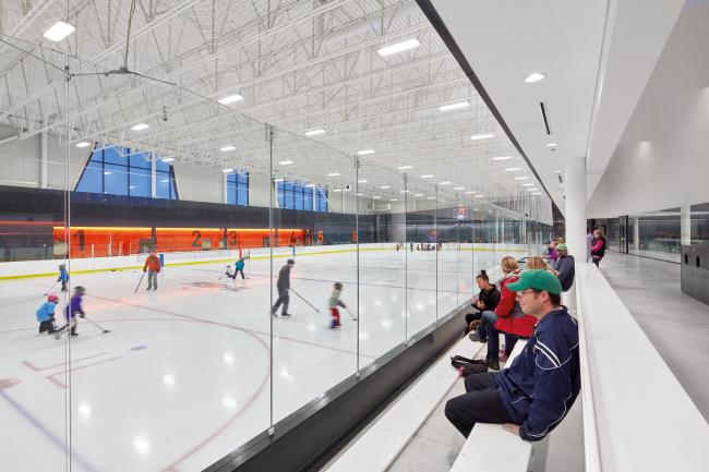 Great Plains Recreation Facility for ice sport in Calgary by MJMA