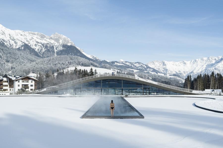 Image of Krallerhof Therme, Leongang, Winter View