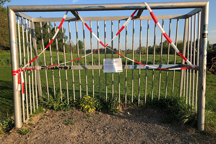 bolzplatz geschlossen