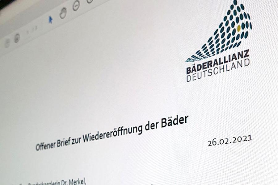 offener Brief Bäderallianz