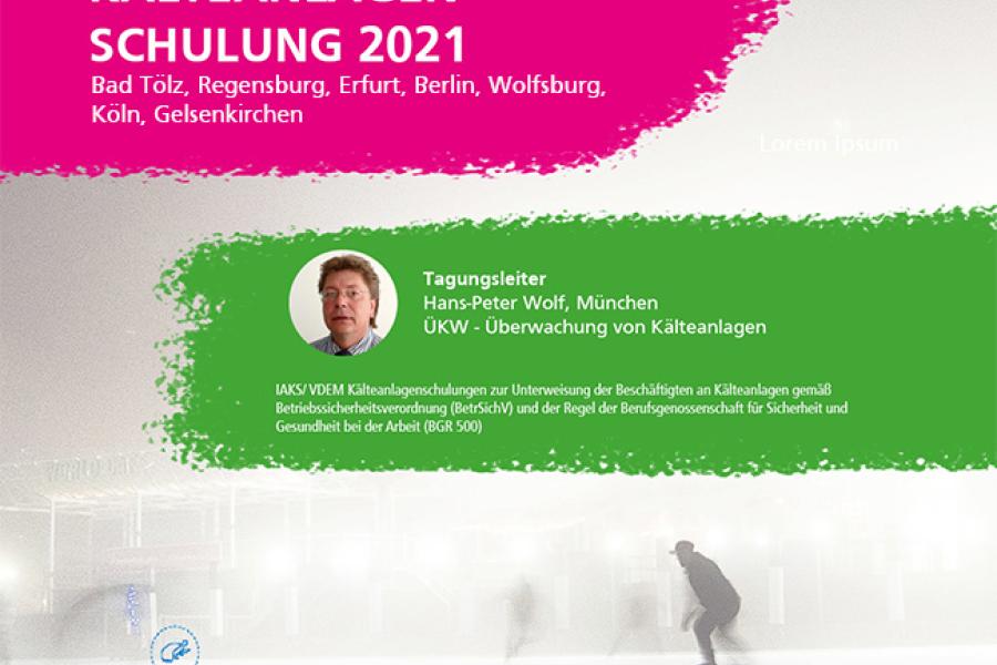 Schulung, Kälteanlagen, IAKS Deutschland, VDEM