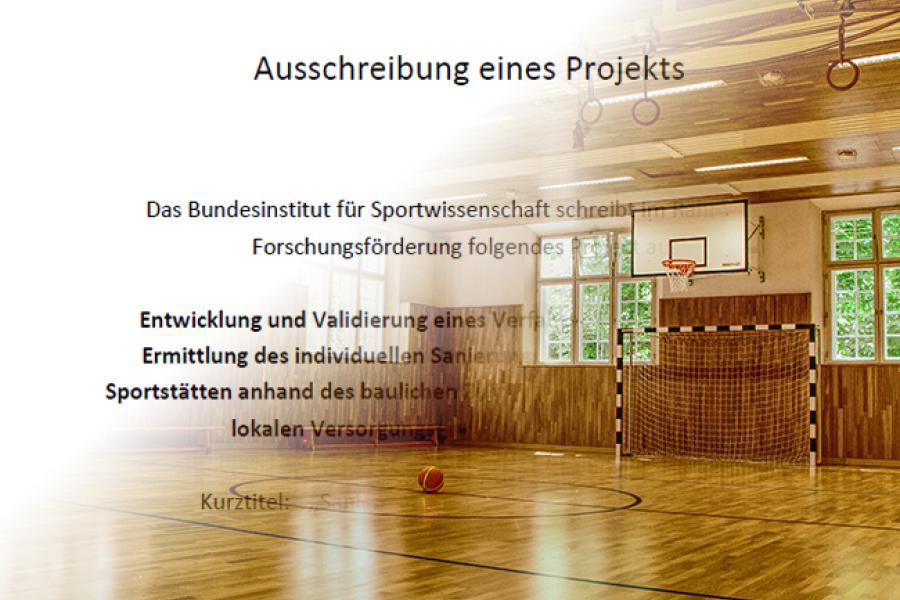 Sportstättenatlas, Sanierungsbedarf deutscher Sportstätten, IAKS, BISp, DSD, 