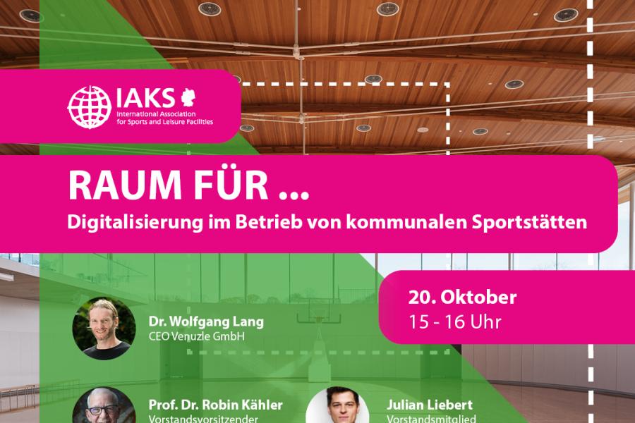 Digitalisierung, Raum für, OnlineSeminar, IAKS 