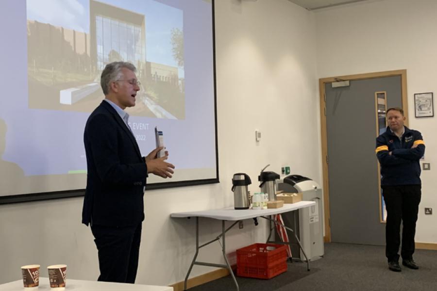 IAKS UK Spring Event 2022 _ mike hall presenting