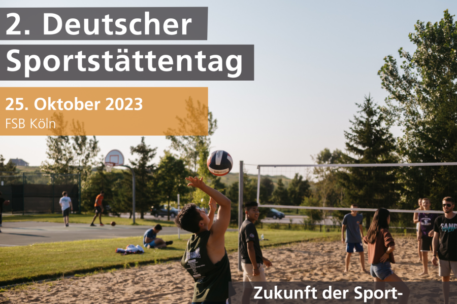 2. dt sportstättentag event flyer