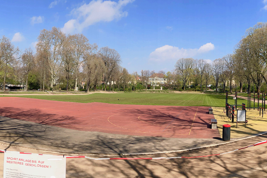 gesperrte Sportanlage